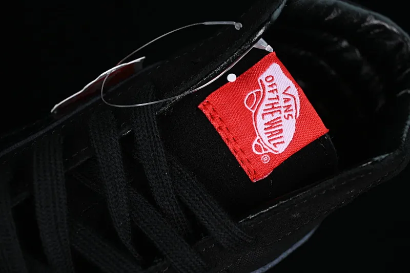 All categories Vans Vans series Vans Hi Vans high-top Vans Sk8-Hi Vans official Black Warrior high-top classic pure black casual canvas shoes VN000D5IBKA